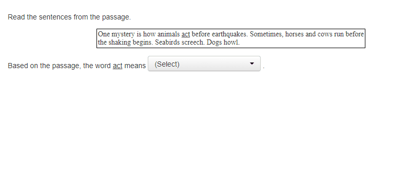 Inline Choice example